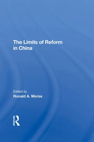 Cover of The Limits of Reform in China