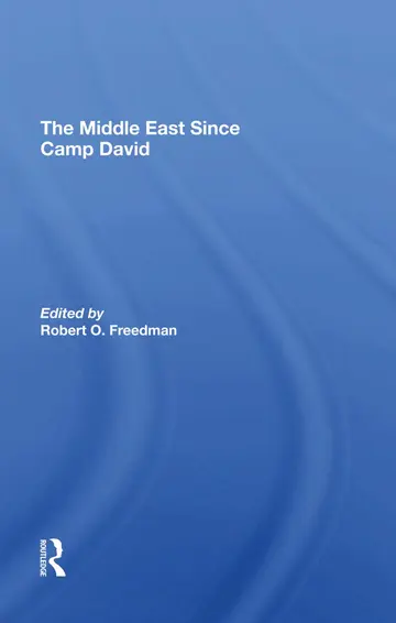 Cover of The Middle East Since Camp David