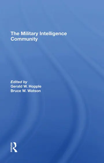 Cover of The Military Intelligence Community