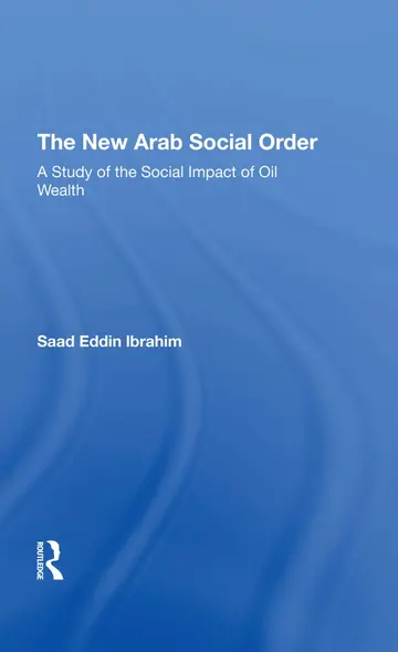 Cover of The New Arab Social Order