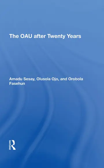 Cover of The Oau After Twenty Years
