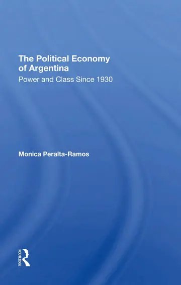 Cover of The Political Economy of Argentina