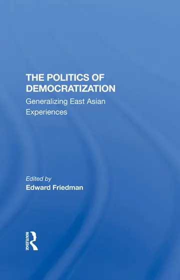 Cover of The Politics of Democratization