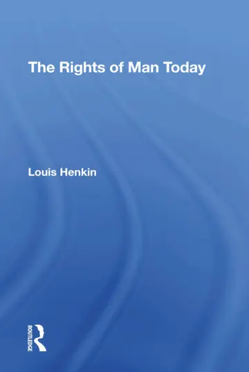Cover of The Rights of Man Today