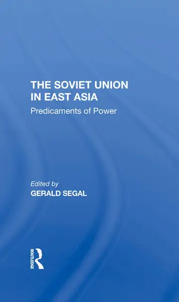Cover of The Soviet Union in East Asia