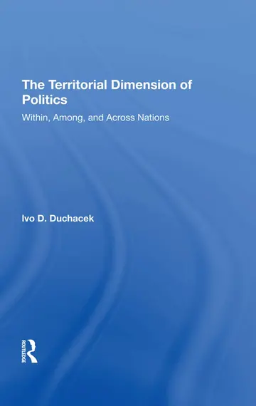 Cover of The Territorial Dimension of Politics