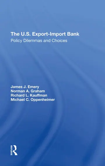 Cover of The U.s. Export-import Bank
