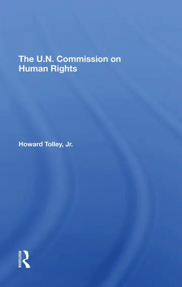 Cover of The Un Commission on Human Rights