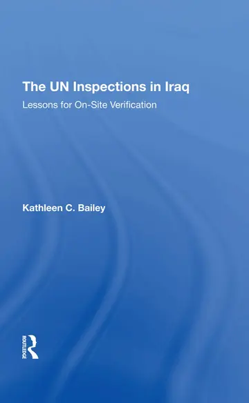 Cover of The Un Inspections in Iraq