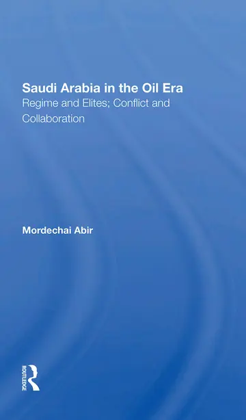 Cover of Saudi Arabia in the Oil Era
