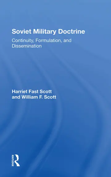 Cover of Soviet Military Doctrine