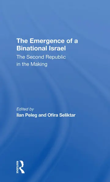 Cover of The Emergence of a Binational Israel