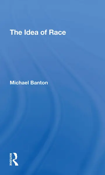 Cover of The Idea of Race