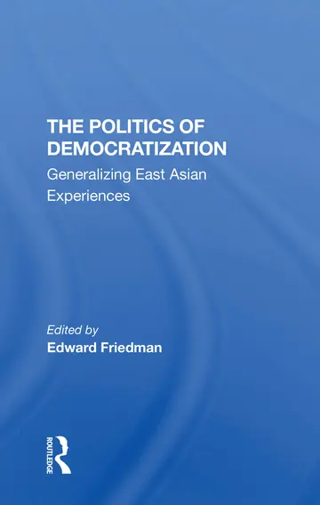 Cover of The Politics of Democratization