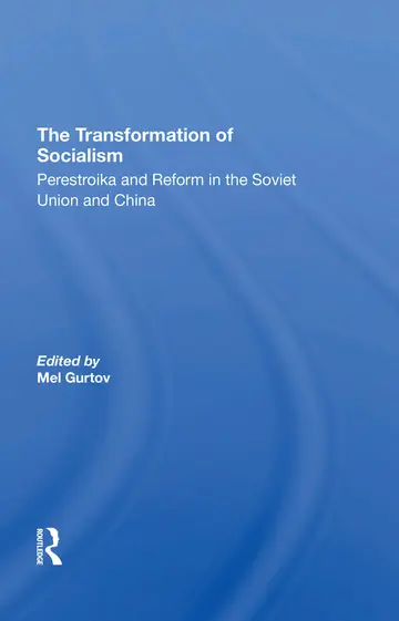 Cover of The Transformation of Socialism