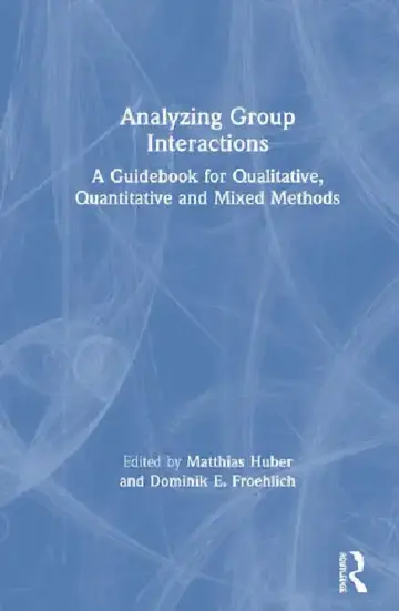 Cover of Analyzing Group Interactions