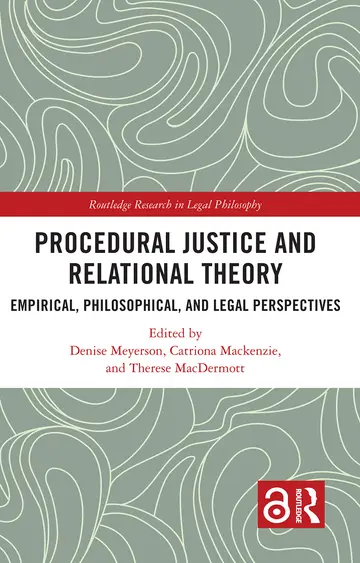 Cover of Procedural Justice and Relational Theory