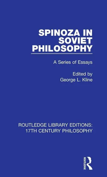 Cover of Spinoza in Soviet Philosophy