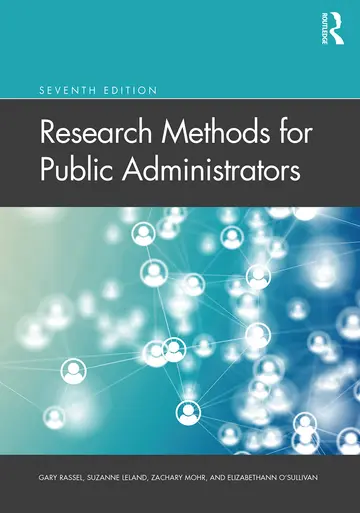 Cover of Research Methods for Public Administrators, 7Th Edition