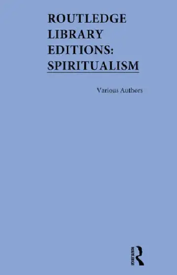 Cover of Spiritualism