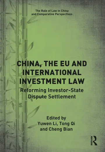 Cover of China, the EU and International Investment Law