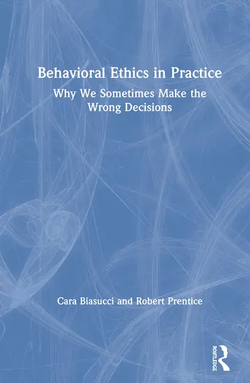 Cover of Behavioral Ethics in Practice