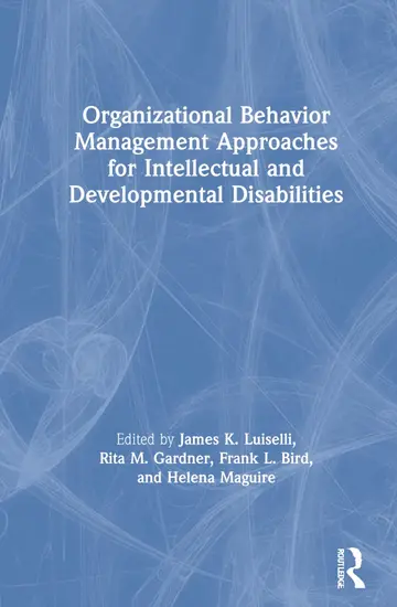 Cover of Organizational Behavior Management Approaches for Intellectual and Developmental Disabilities