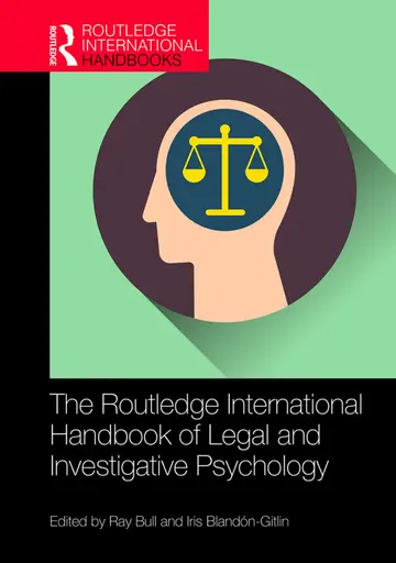 Cover of Routledge International Handbook of Legal and Investigative Psychology, 1St Edition