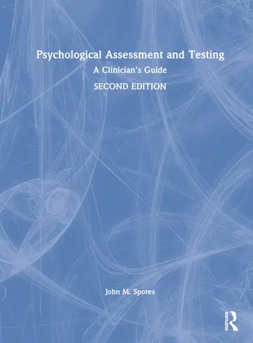 Cover of Psychological Assessment and Testing