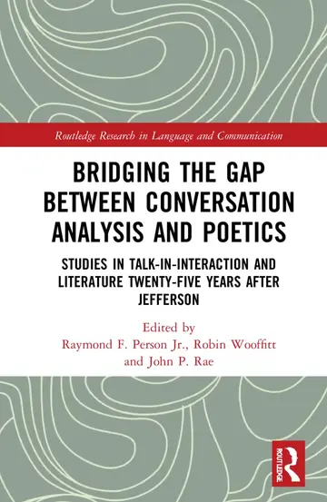 Cover of Bridging the Gap Between Conversation Analysis and Poetics
