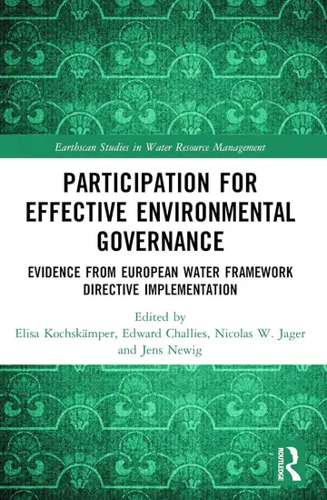 Cover of Participation for Effective Environmental Governance