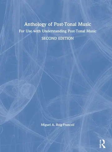 Cover of Anthology of Post-Tonal Music
