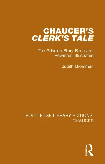 Cover of Chaucer's Clerk's Tale