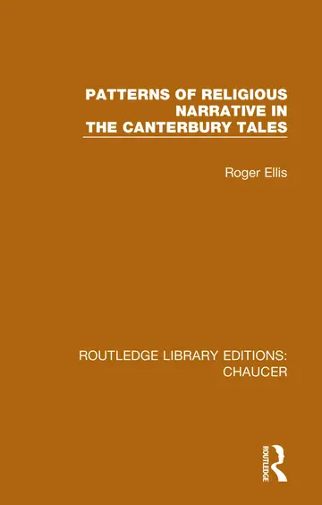 Cover of Patterns of Religious Narrative in the Canterbury Tales
