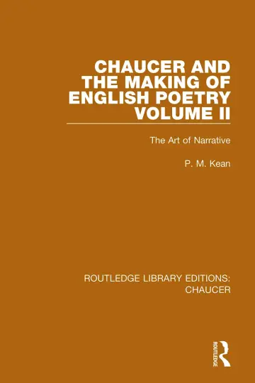 Cover of Chaucer and the Making of English Poetry