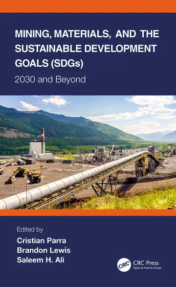 Cover of Mining, Materials, and the Sustainable Development Goals (SDGs)
