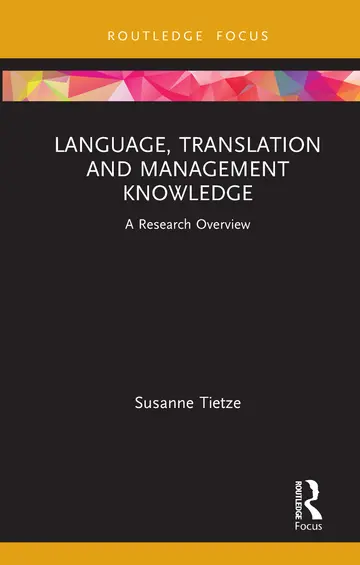 Cover of Language, Translation and Management Knowledge