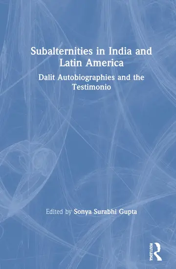 Cover of Subalternities in India and Latin America