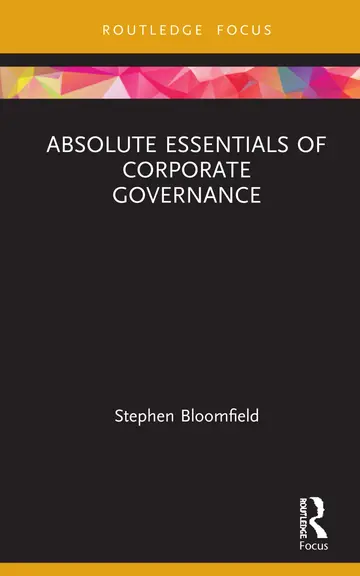 Cover of Absolute Essentials of Corporate Governance