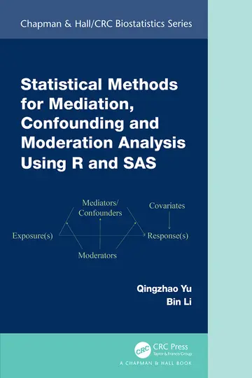 Cover of Statistical Methods for Mediation, Confounding and Moderation Analysis Using R and SAS