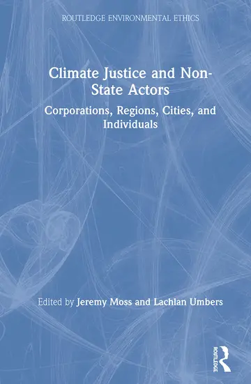Cover of Climate Justice and Non-State Actors
