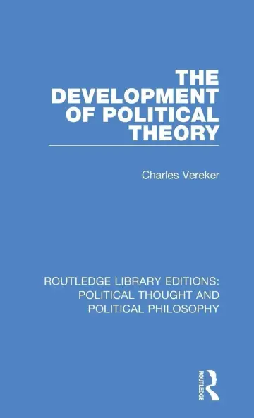Cover of The Development of Political Theory