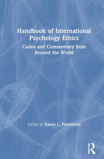 Cover of Handbook of International Psychology Ethics