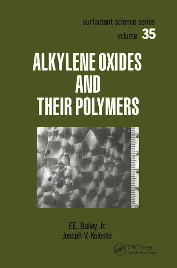 Cover of Alkylene Oxides and Their Polymers