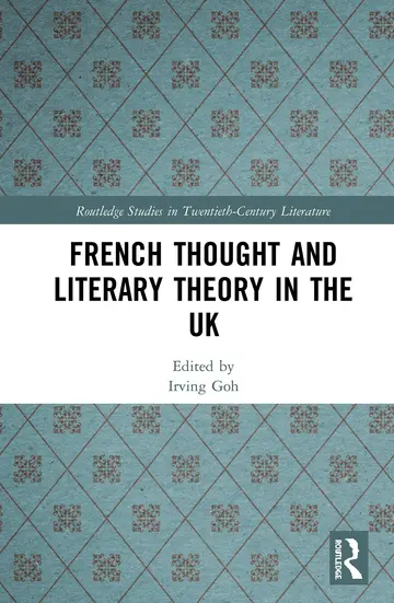 Cover of French Thought and Literary Theory in the UK
