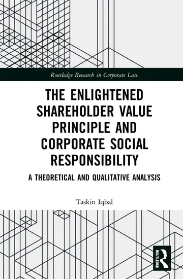 Cover of The Enlightened Shareholder Value and Corporate Social Responsibility