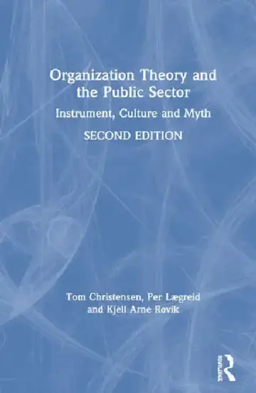 Cover of Organization Theory and the Public Sector
