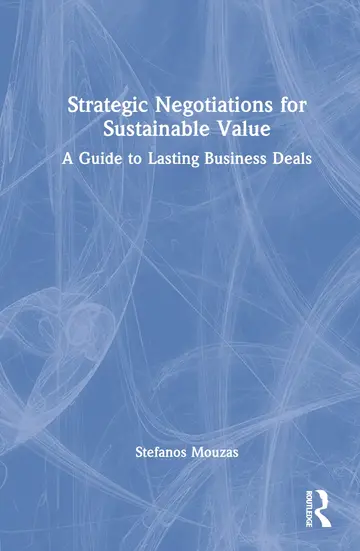Cover of Strategic Negotiations for Sustainable Value