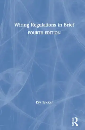 Cover of Wiring Regulations in Brief
