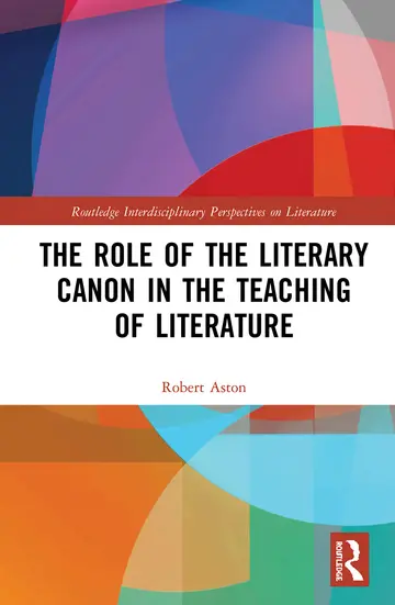 Cover of The Role of the Literary Canon in the Teaching of Literature